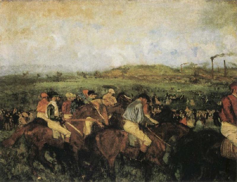 Edgar Degas The Gentlemen-s Race Spain oil painting art
